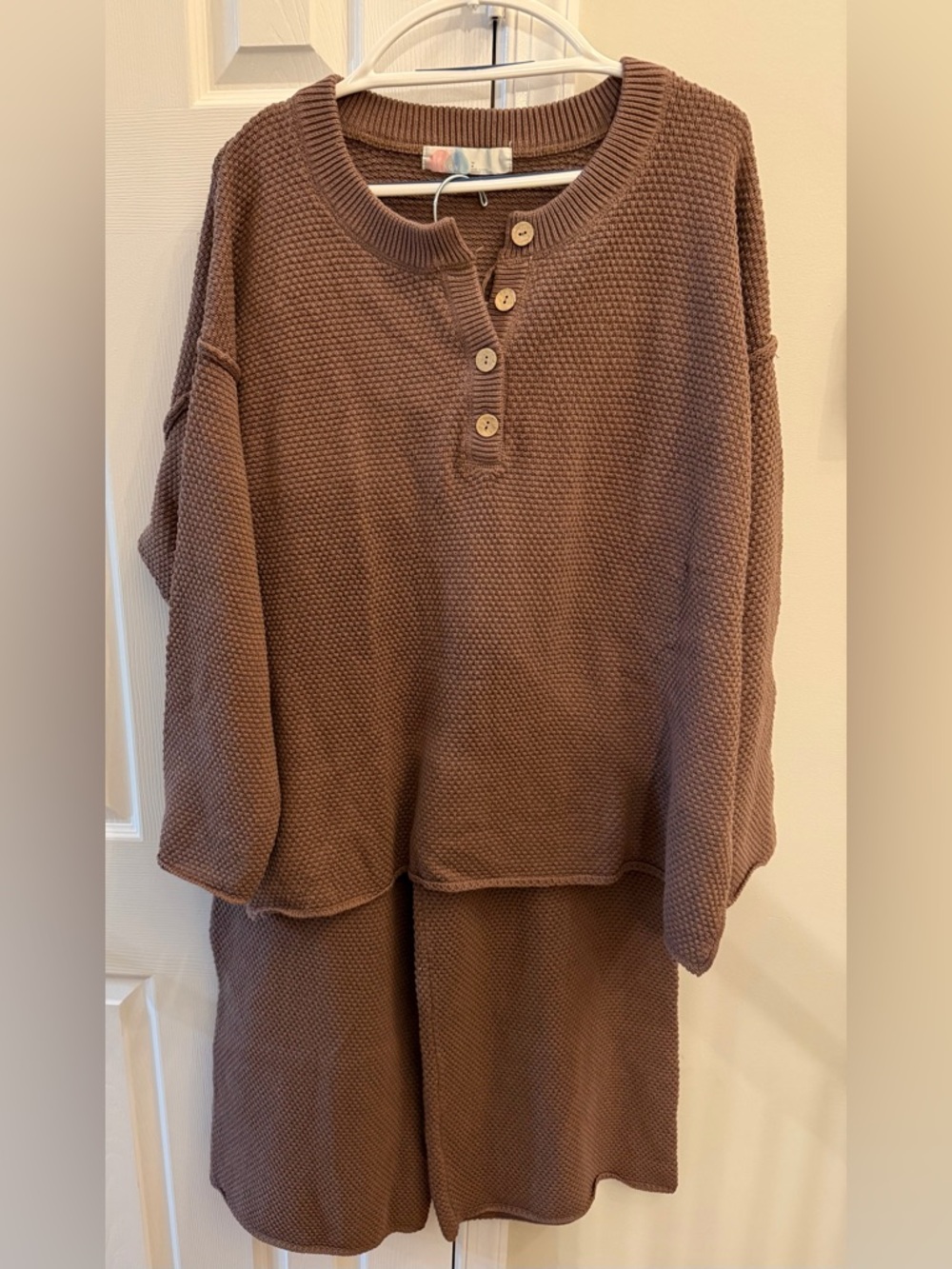 Free People Hailee Sweater Set in Brown